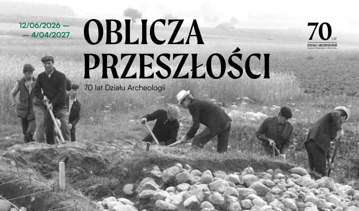 Several men in vintage clothing excavating a trench in a field, with some using shovels and others observing, all in a black and white photograph.